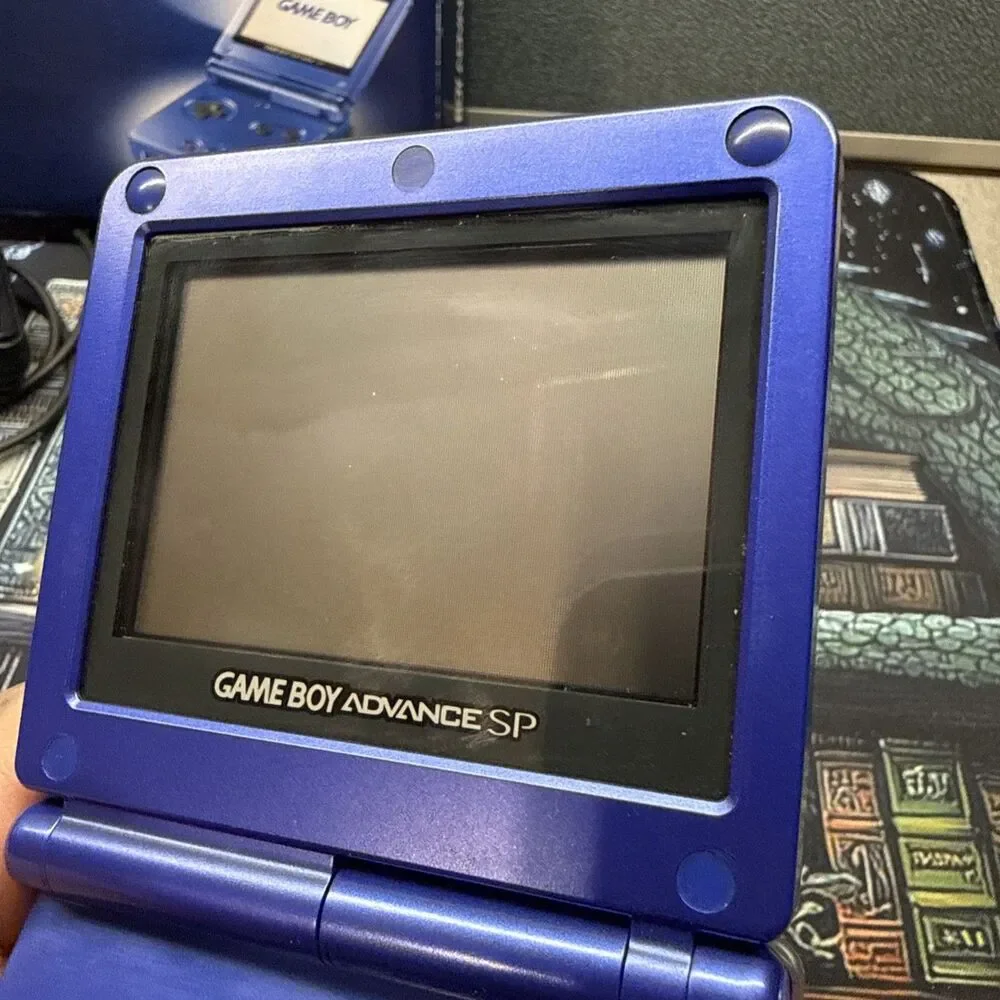 Nintendo GameBoy Advance SP GBA Handheld Console Complete Very Good Condition